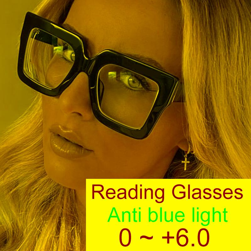 Sunglasses Womens Reading Glasses Oversized Square Fashion Eyeglasses Frame Anti Blue Light Transparent Prescription GlassesSunglasses SunSu
Sunglasses Womens Reading Glasses Oversized Square Fashion Eyeglasses Frame Anti Blue Light Transparent Prescription GlassesSunglasses SunSu