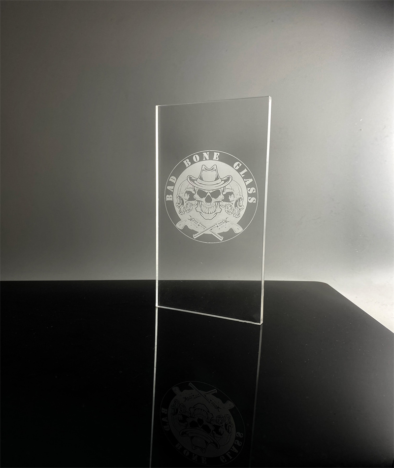 New handmade sundries custom solid wood and acrylic laser engraved text pattern