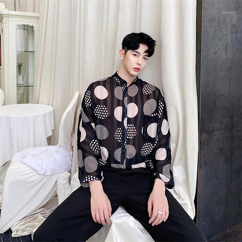 Men's Casual Shirts Long-Sleeve Shirt Spring And Summer Wave Point Gentleman Mature Stand Collar Leisure Loose Seven-Point Sleeve, Black
Men's Casual Shirts Long-Sleeve Shirt Spring And Summer Wave Point Gentleman Mature Stand Collar Leisure Loose Seven-Point Sleeve, Black