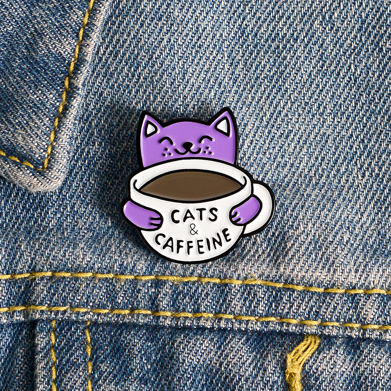 Drop Oil Alloy Enamel Coffee Cat Brooch Cowboy Sweater Clothes Animal Badge Cats Hug Coffee Cup Shape Lapel Pins European Brooches Accessories Wholesale
Drop Oil Alloy Enamel Coffee Cat Brooch Cowboy Sweater Clothes Animal Badge Cats Hug Coffee Cup Shape Lapel Pins European Brooches Accessories Wholesale