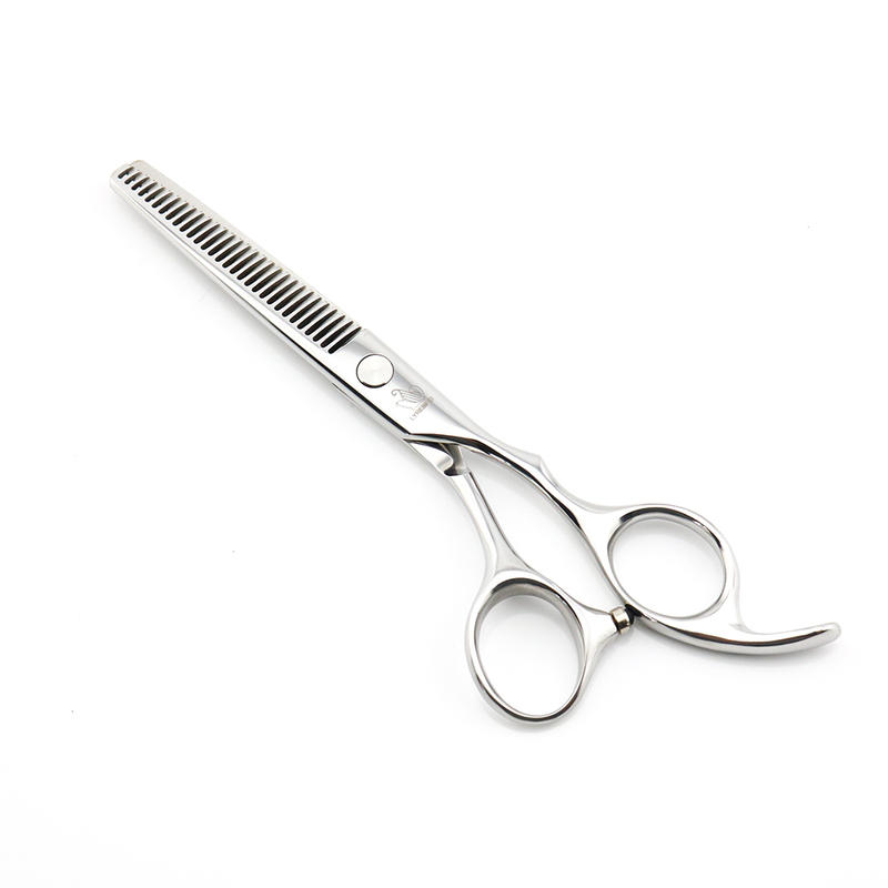 Japan Hair Scissors set Silver 5.5 INCH 6 dressing scissors Cutting Very Sharp Lyrebird 220317