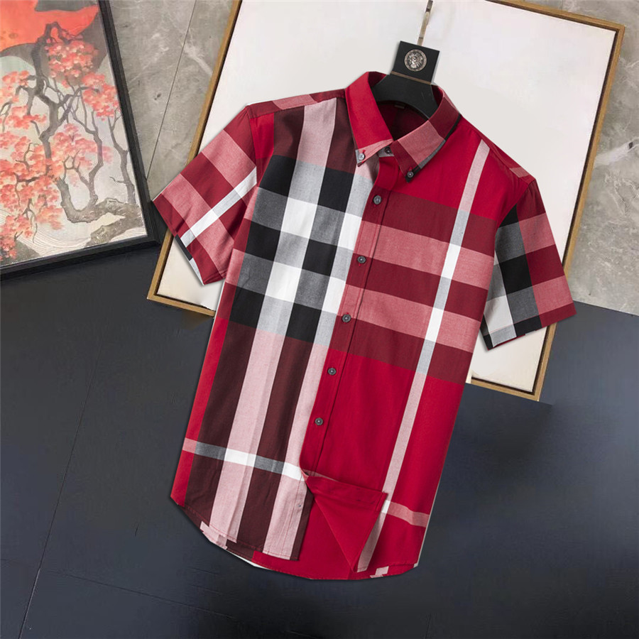 Luxurys Desingers Men's Business Casual Shirt Sleeve Stripe slim masculine social fashion plaid size M-3XL 06
Luxurys Desingers Men's Business Casual Shirt Sleeve Stripe slim masculine social fashion plaid size M-3XL 06