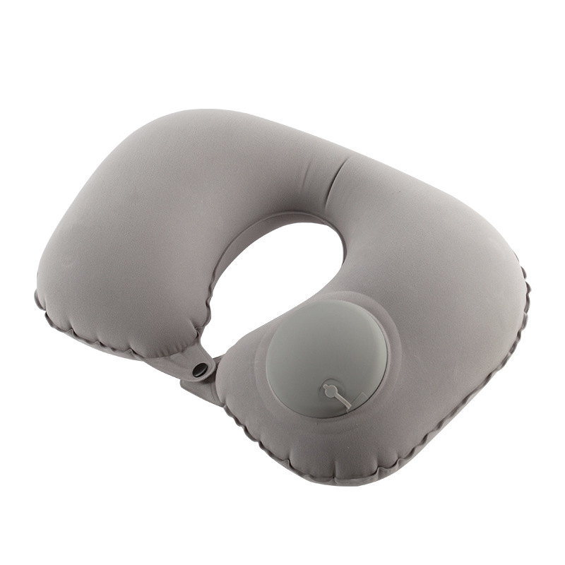 Car U-shaped inflatable headrest Cushions Neck Pillow for Travel Office Nap Head Rest