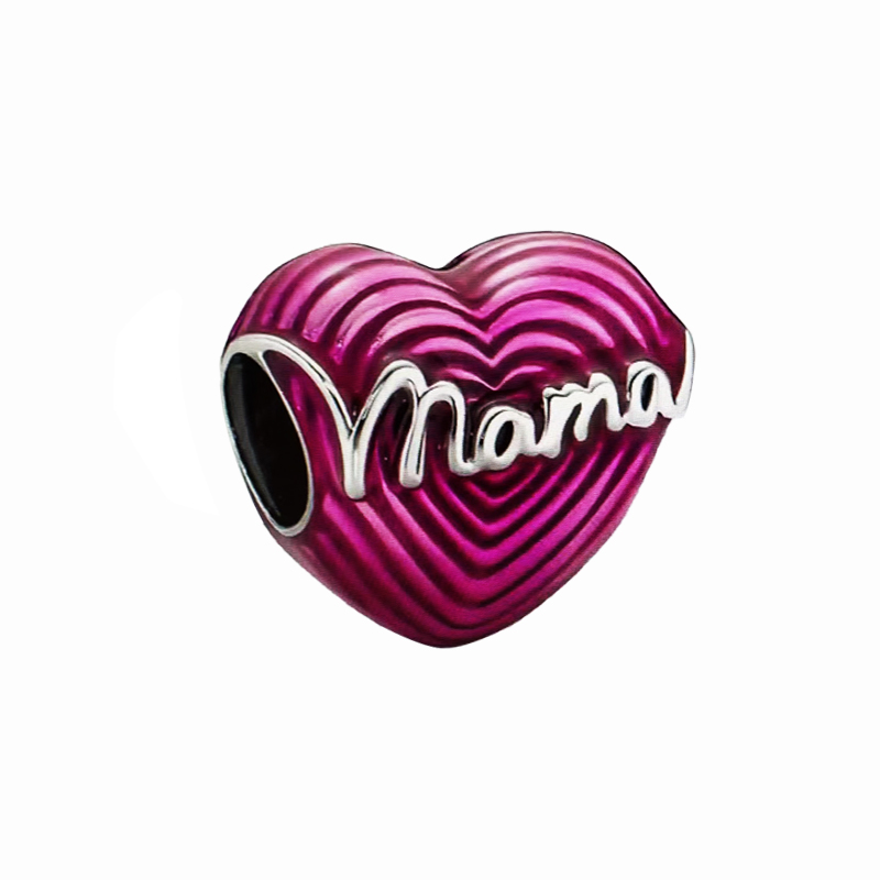 New 925 Sterling Silver Mom Beads For S925 Snake Charm Bracelet Family Tree Pendant Women Jewelry Gifts DIY Jewelry Making