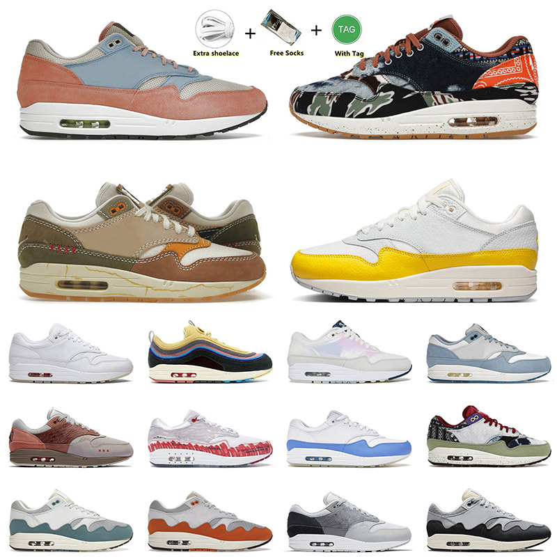 2022 Top Quality Sports 1 87s Running Shoes for Men Women Light Madder Root Concepts x Heavy Patta Waves Noise Aqua London Trainers Sneakers 1/87, D34 36-45
2022 Top Quality Sports 1 87s Running Shoes for Men Women Light Madder Root Concepts x Heavy Patta Waves Noise Aqua London Trainers Sneakers 1/87, D34 36-45