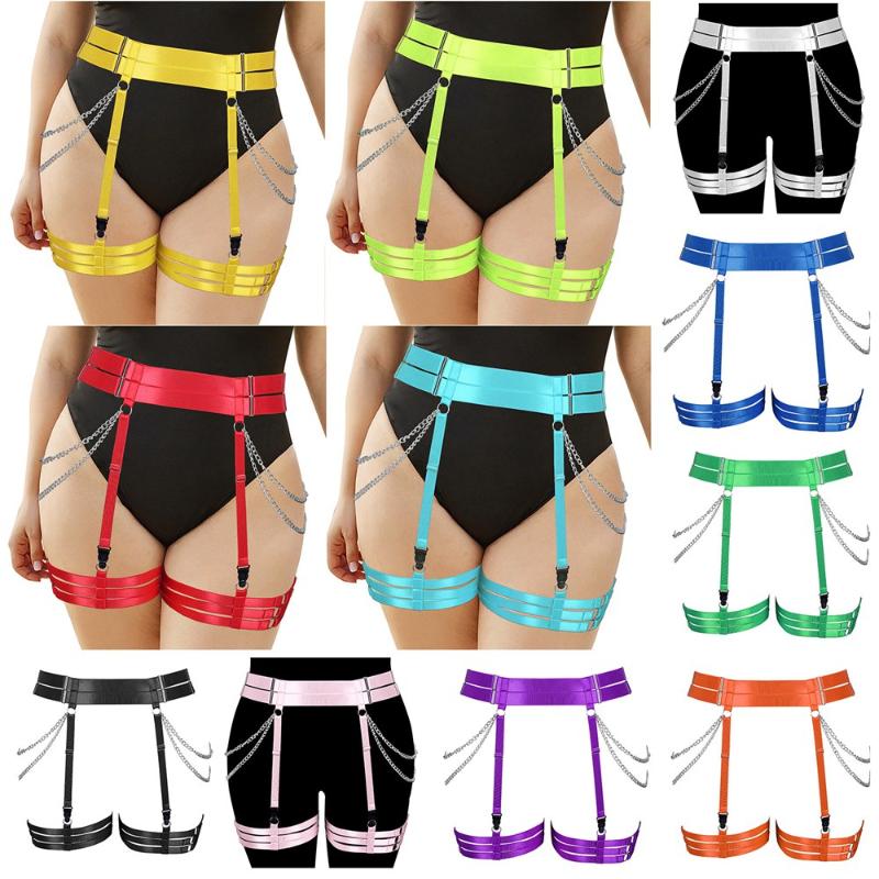 Garters Punk Jewelry Body Bondage Waist Belly Chain Leg Harness Garter Tassel Women Plus Size Sexy Lingerie Strap Club Dance RaveGarters, Orange
Garters Punk Jewelry Body Bondage Waist Belly Chain Leg Harness Garter Tassel Women Plus Size Sexy Lingerie Strap Club Dance RaveGarters, Orange