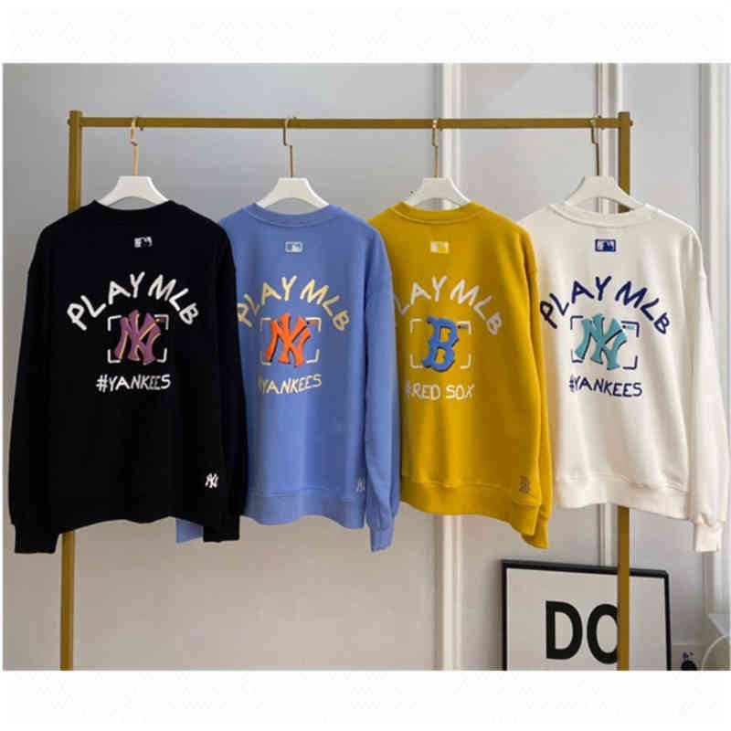 Women' Hoodies Sweatshirts MLB Korea fashion like men' and women' loose Pullover long sleeve sweater spring Autumn BBLT, White
Women' Hoodies Sweatshirts MLB Korea fashion like men' and women' loose Pullover long sleeve sweater spring Autumn BBLT, White