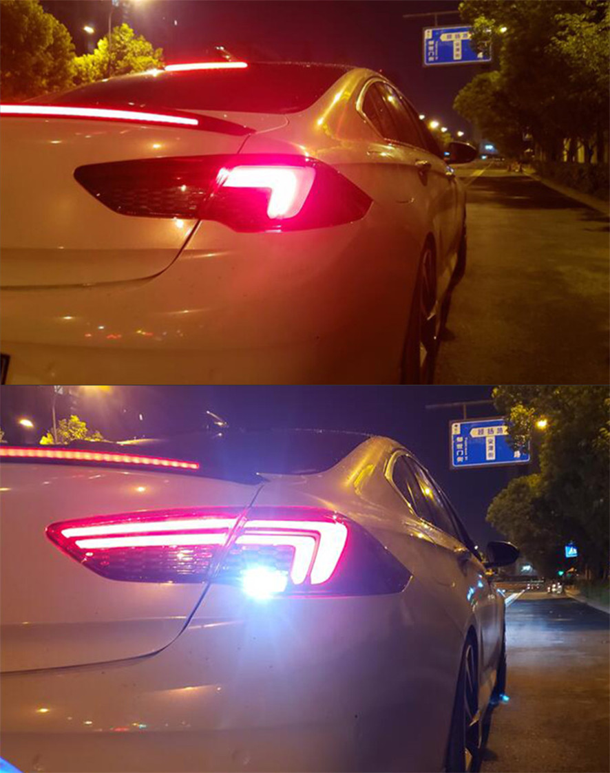 Car Styling Tail Light For Opel Regal Buick 20 17-2021 Taillights Rear Lamp LED Daytime Running Reversing Rear Lights