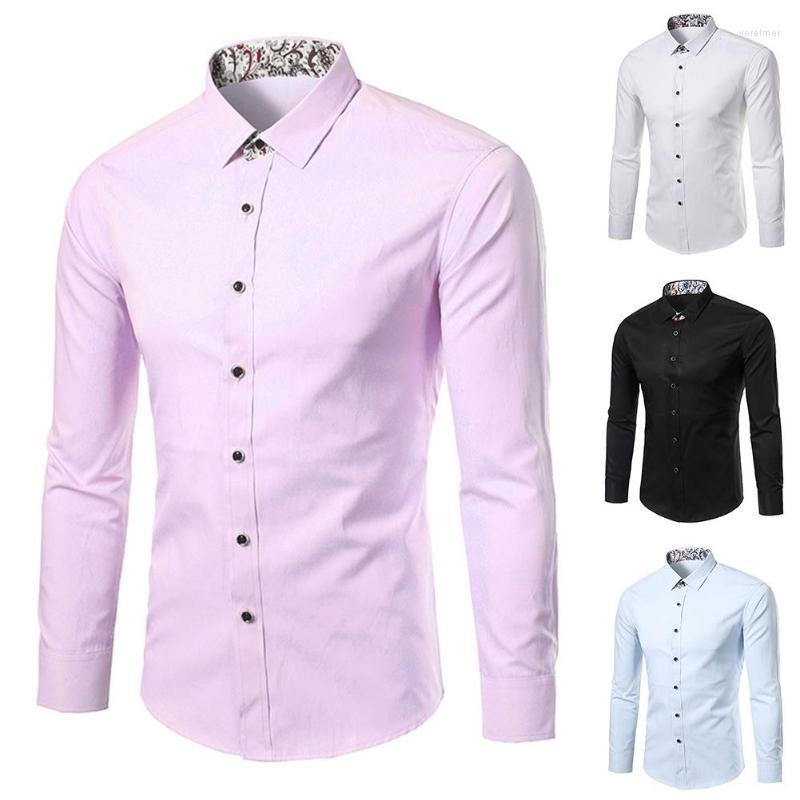 Men's Dress Shirts Nylon Polyester Plus Size Men Floral All-match Patchwork Turn Down Collar Long Sleeve Shirt S-lim Fit Top MenMen's Vere22, White
Men's Dress Shirts Nylon Polyester Plus Size Men Floral All-match Patchwork Turn Down Collar Long Sleeve Shirt S-lim Fit Top MenMen's Vere22, White