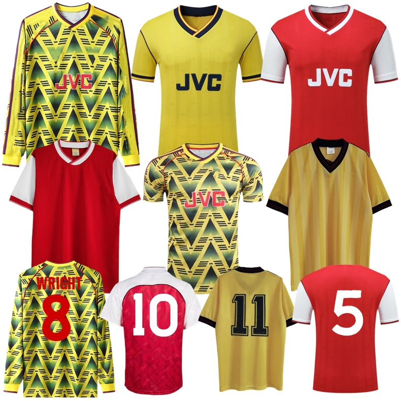 1990 1991 1992 1993 Wright Adams retro soccer jersey 1983 1986 1988 Arsen ROCASTLE Campbell Merson Smith Gunners classic vintage football shirt, 86 88 away jersey
1990 1991 1992 1993 Wright Adams retro soccer jersey 1983 1986 1988 Arsen ROCASTLE Campbell Merson Smith Gunners classic vintage football shirt, 86 88 away jersey