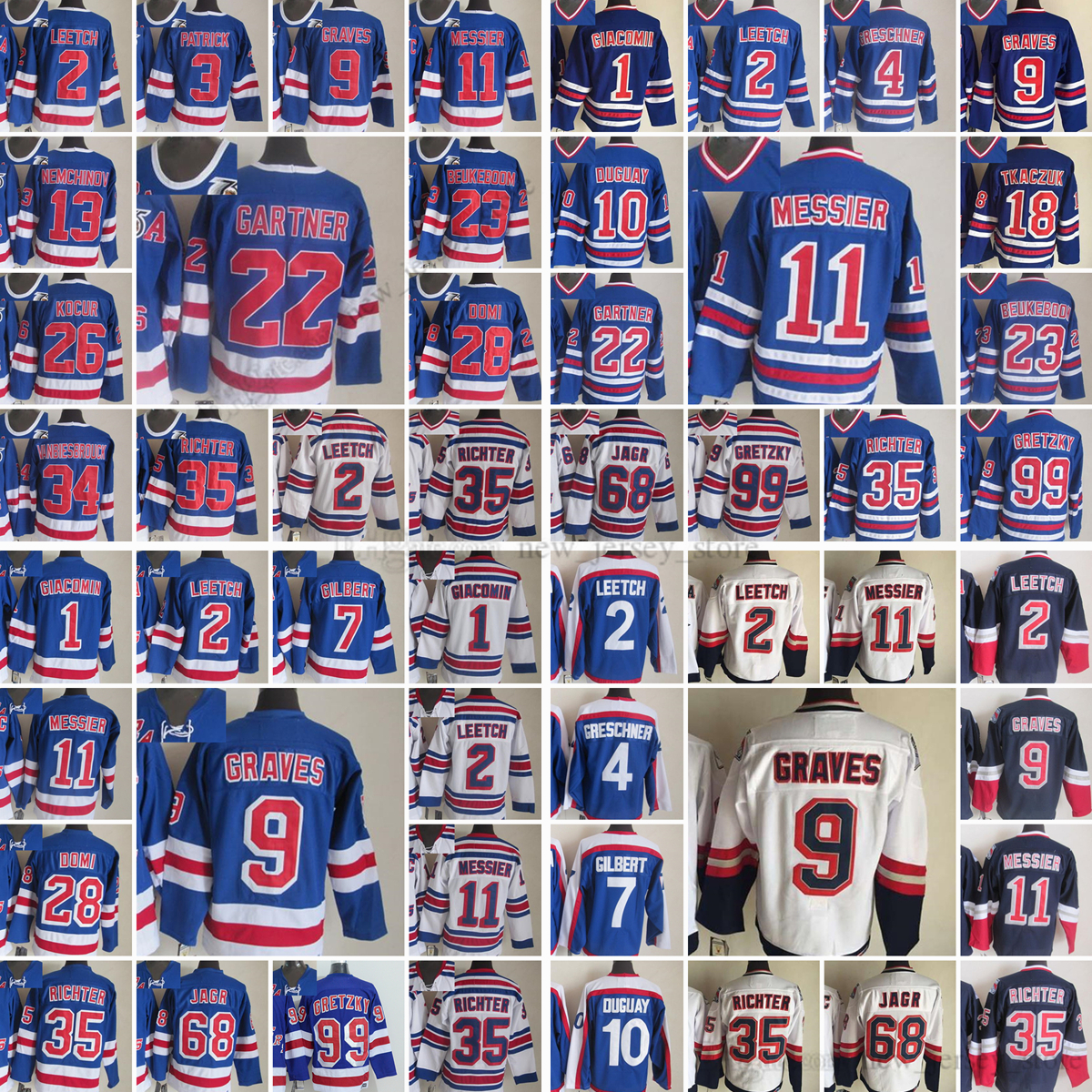 1926-1999 Movie Retro CCM Hockey Jersey Stitched 1Giacomin 2Leetch 4Greschner 7Gilbert 9Graves 10Duguay 11Messier 35Richter 99Gretzky 68Jagr Vintage Jerseys, Other style. send pictures on order
1926-1999 Movie Retro CCM Hockey Jersey Stitched 1Giacomin 2Leetch 4Greschner 7Gilbert 9Graves 10Duguay 11Messier 35Richter 99Gretzky 68Jagr Vintage Jerseys, Other style. send pictures on order