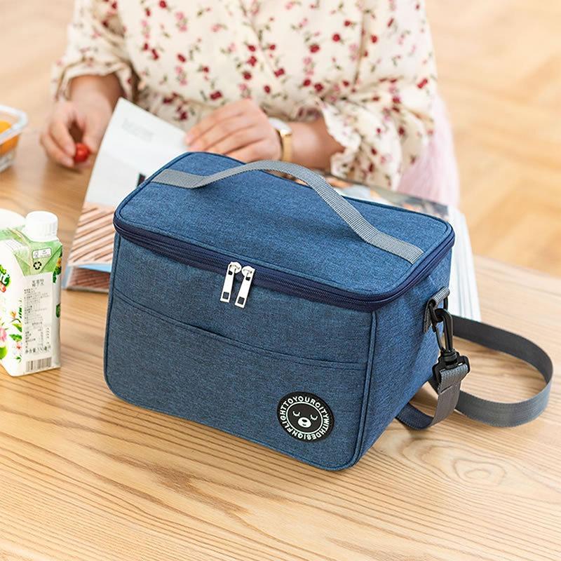 Storage Bags Thermal Food Door Bag Lunch Box Portable Cooler Folding Insulation Picnic Basket Ice Pack For Drink Carrier Insulated4000262