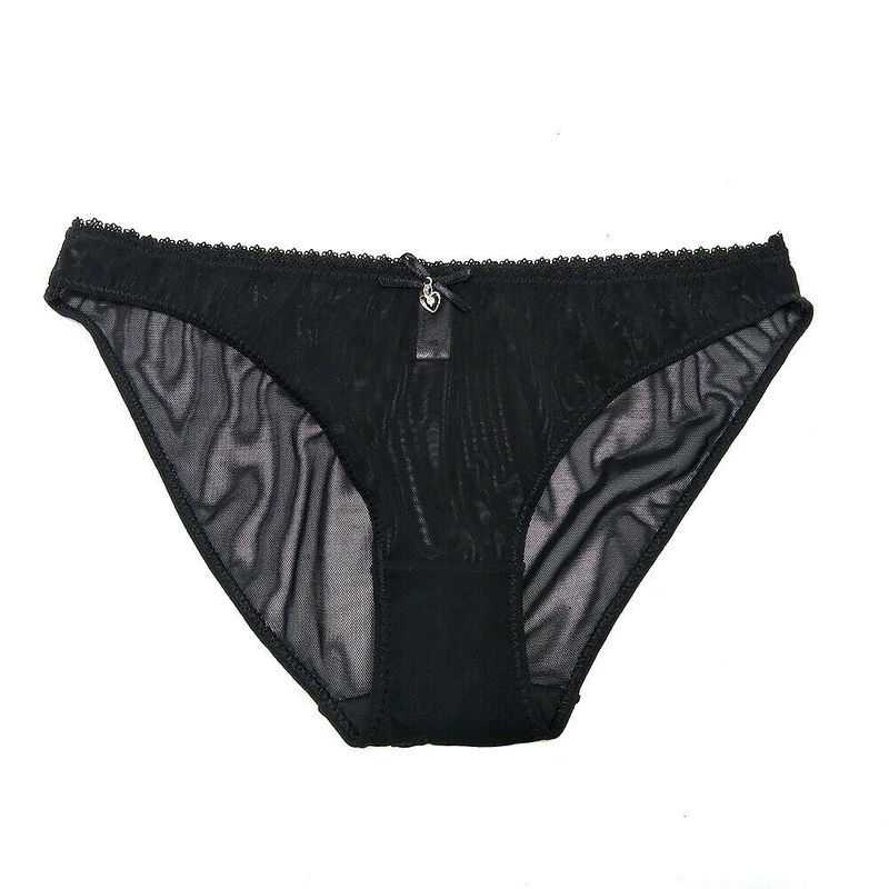 Vgplay Women Fashion Lace Hollow Lingerie Mesh See Through Bra And Panties Transparent Unlined Plunge Underwear 220511