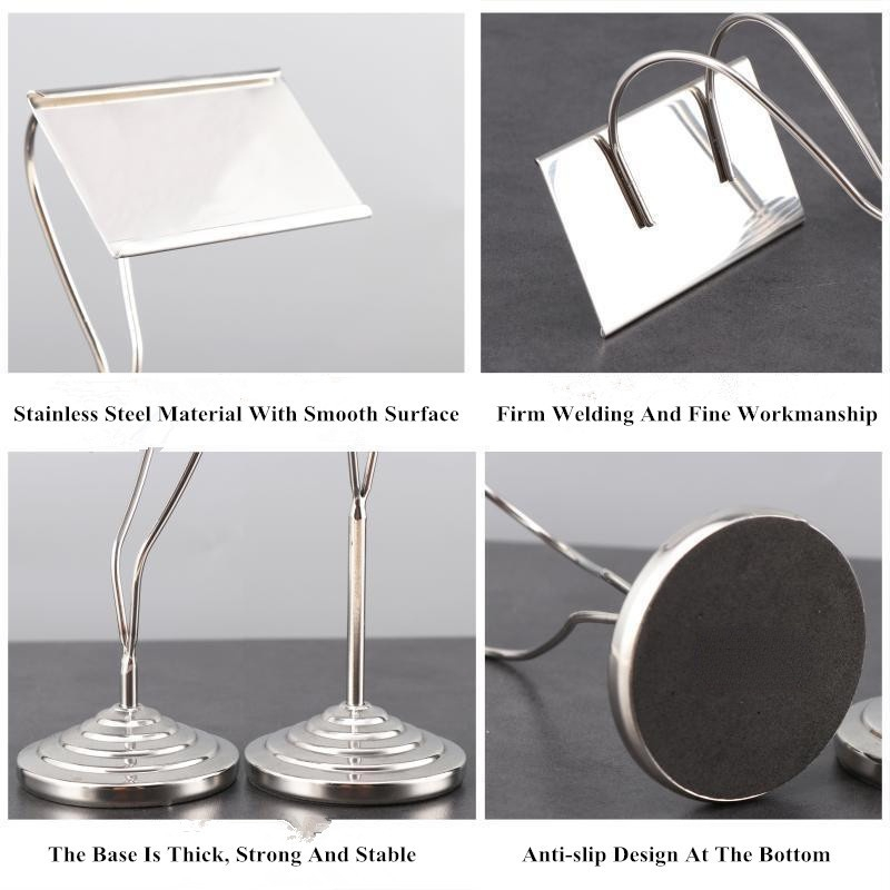 Metal Wedding Name Card Sign Holder