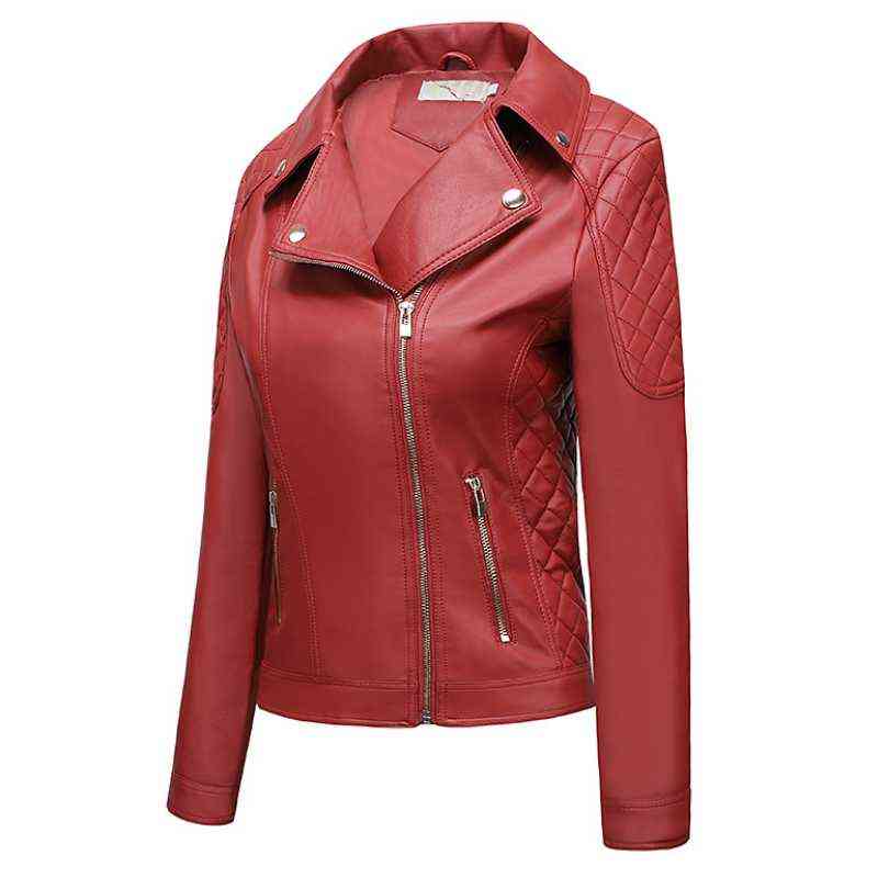 New Arrival 2021 Motorcycle Leather Jackets Women Spring Autumn Faux Leather Casual Coat Slim Zipper Jacket Outerwear WF161 L220728, Green
New Arrival 2021 Motorcycle Leather Jackets Women Spring Autumn Faux Leather Casual Coat Slim Zipper Jacket Outerwear WF161 L220728, Green