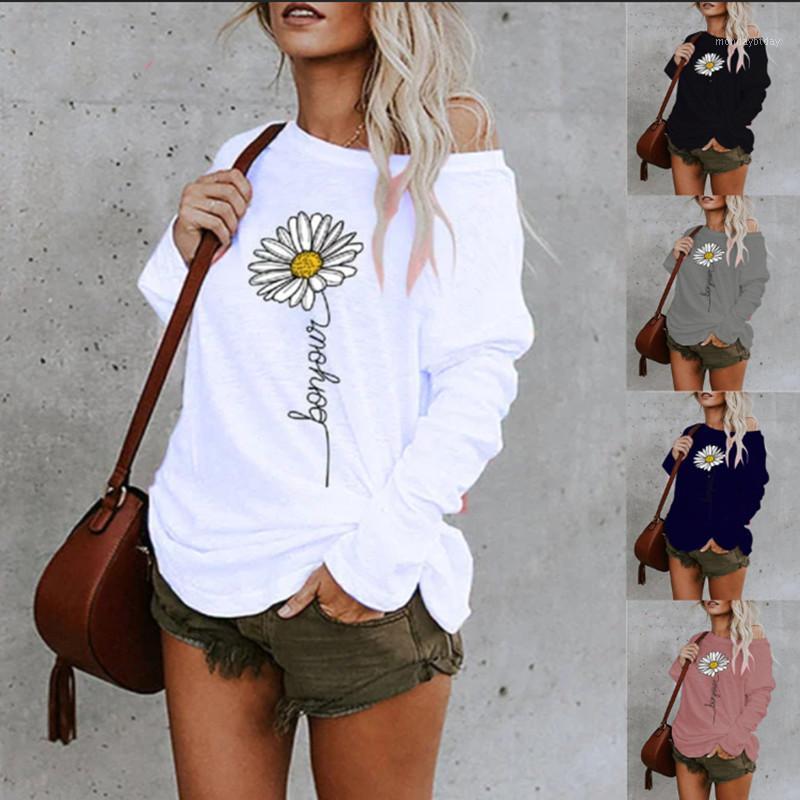 Women' T-Shirt Elegant Daisy Printed 2022 Autumn Slant Neck Long Sleeve Aesthetic Fashion Street Off Shoulder Tops, 1190-white
Women' T-Shirt Elegant Daisy Printed 2022 Autumn Slant Neck Long Sleeve Aesthetic Fashion Street Off Shoulder Tops, 1190-white
