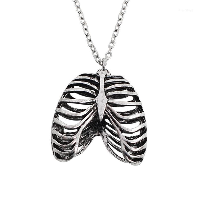 Personality DIY Punk Retro Necklace Metal 3D Human Hollow Rib Cage Anatomy Pendant Chain Men's Jewelry Chains
Personality DIY Punk Retro Necklace Metal 3D Human Hollow Rib Cage Anatomy Pendant Chain Men's Jewelry Chains
