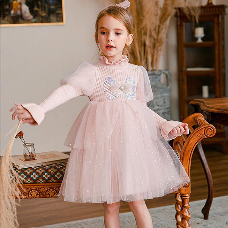 Girl's Dresses Teen Girls Princess Dress 2022 Children Knitting And Mesh Patchwork Baby Kids Cute Party Clothing #6711Girl's, Pink(normal)
Girl's Dresses Teen Girls Princess Dress 2022 Children Knitting And Mesh Patchwork Baby Kids Cute Party Clothing #6711Girl's, Pink(normal)