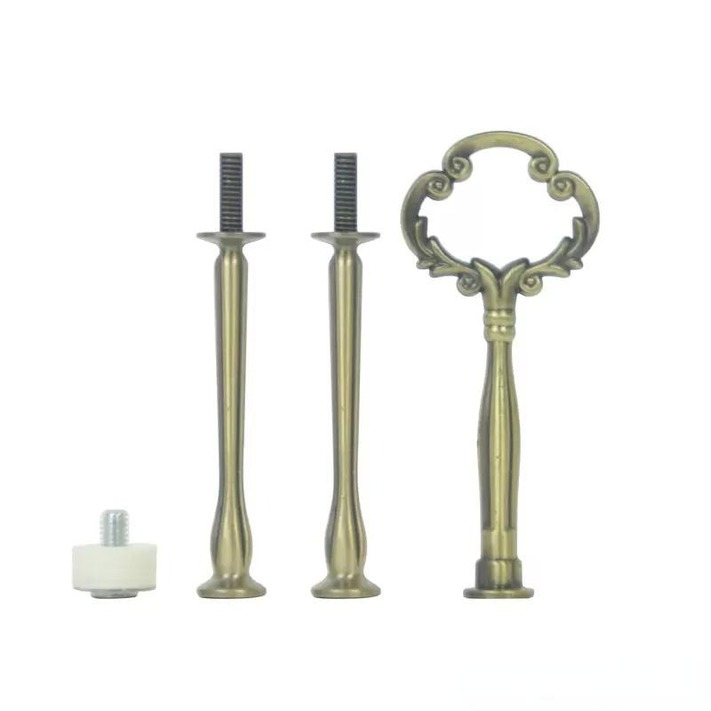 Bronze Color Wedding Flower Shape Mini 3 Tier Metal Cupcake Fitting Wholesale Fancy Cake Stand Rods C0504
Bronze Color Wedding Flower Shape Mini 3 Tier Metal Cupcake Fitting Wholesale Fancy Cake Stand Rods C0504