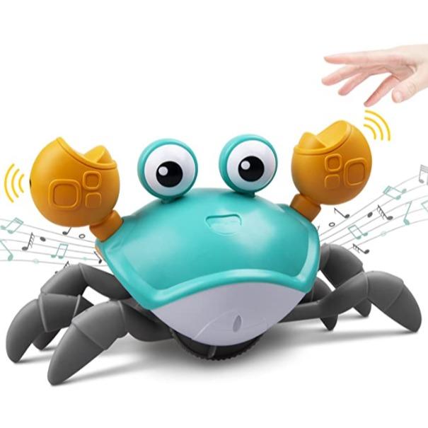 Crawling Crab Baby Pet Toys with Music and LED Light Up for Kids Toddler Interactive Learning Development Toy with Automatically Avoid Obstacles Build in Battery
Crawling Crab Baby Pet Toys with Music and LED Light Up for Kids Toddler Interactive Learning Development Toy with Automatically Avoid Obstacles Build in Battery