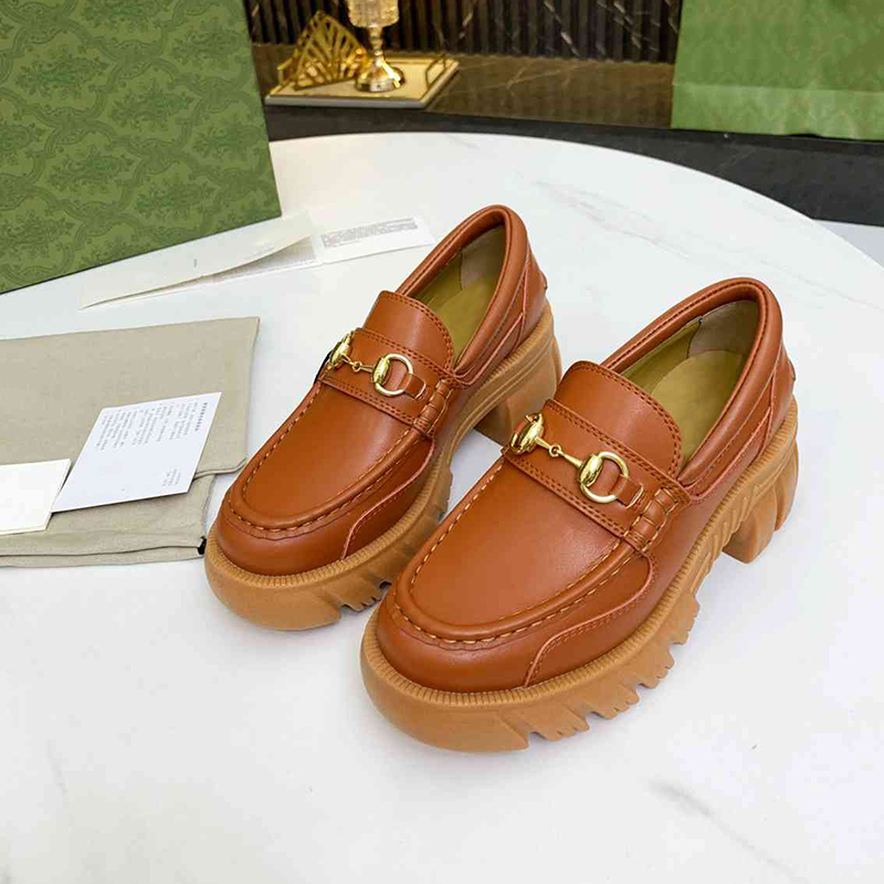 Women Platform Dress Shoes Cowhide Leather 5CM Chunky Heels Designer Buckle Fashion Muffin Loafers Lady Party Single Shoe, Wear sticker
Women Platform Dress Shoes Cowhide Leather 5CM Chunky Heels Designer Buckle Fashion Muffin Loafers Lady Party Single Shoe, Wear sticker