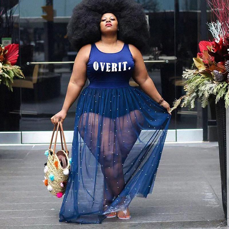 Plus Size Dresses Sleeveless Blue Dress S-5xl Women Summer Mesh Pearls Transparent Sexy Bohemian Maxi Drop Jona22, Black
Plus Size Dresses Sleeveless Blue Dress S-5xl Women Summer Mesh Pearls Transparent Sexy Bohemian Maxi Drop Jona22, Black