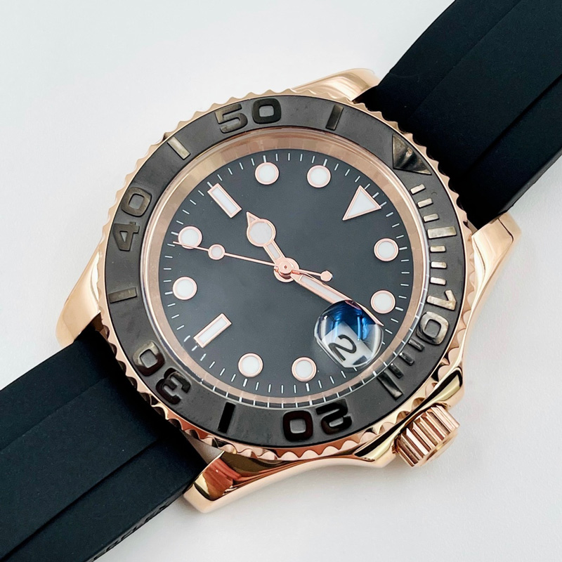 Mens Automatic Mechanical Movement Watch Men Watches 42mm Fashion Business Rubber Wristwatch Montre De Luxe, Color 1
Mens Automatic Mechanical Movement Watch Men Watches 42mm Fashion Business Rubber Wristwatch Montre De Luxe, Color 1