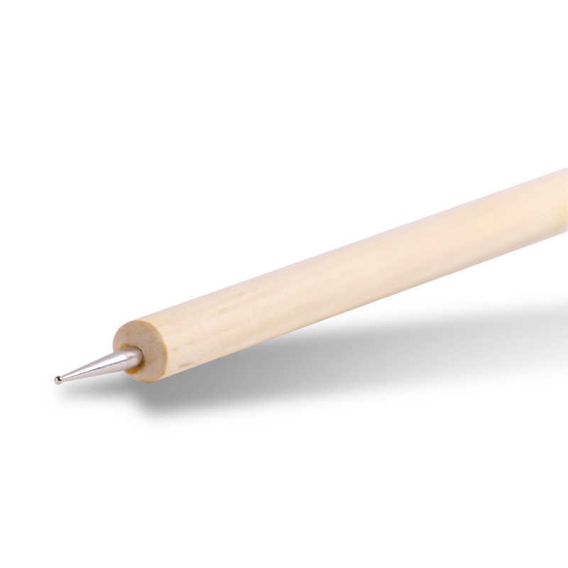 5pcs/set Wooden Dotting Pen Nail Art Manicure Marbleizing Nagel Kunst Dot Doting Tool Nail Art Painting Nail Point Drill Pen Nagelspitzen-bohrstift