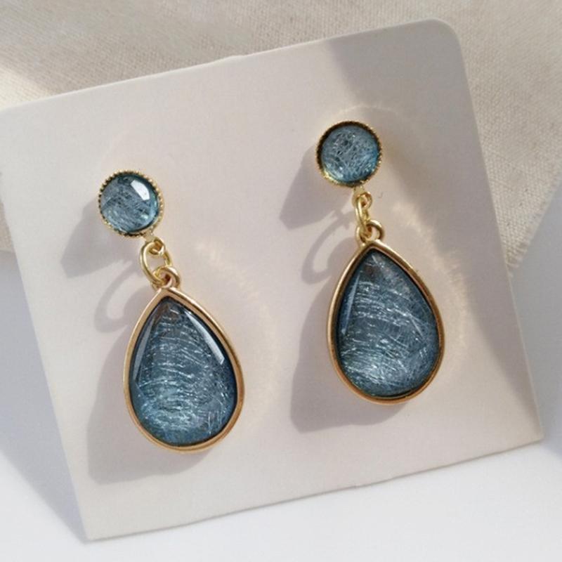 Clip-on & Screw Back Fashion French Vintage Simple Water Drop Resin Women Earrings Blue Ocean Temperament Grace Lady Jewelry 2022Clip-on
Clip-on & Screw Back Fashion French Vintage Simple Water Drop Resin Women Earrings Blue Ocean Temperament Grace Lady Jewelry 2022Clip-on