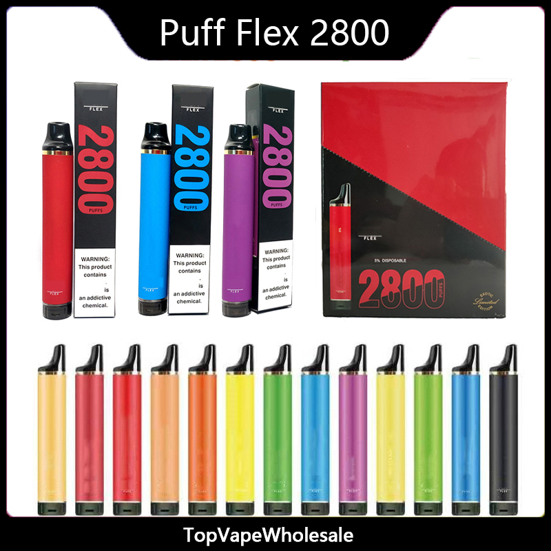2800 Puff Flex Disposable E Cigarettes Vape Pen 1500mah Battery 10ml Pods Cartridge Pre Filled Vaporizers Electronic Cigarettes Portable Vapor Devcice
2800 Puff Flex Disposable E Cigarettes Vape Pen 1500mah Battery 10ml Pods Cartridge Pre Filled Vaporizers Electronic Cigarettes Portable Vapor Devcice
