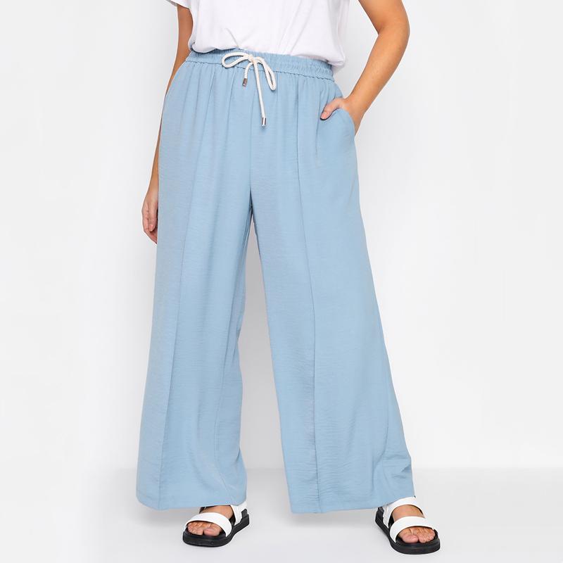 Women's Plus Size Pants Elastic Drawstring Waist Summer Loose Elegant Wide Leg Pocket Side Lightweight Casual Straight Trousers 7XL 8XLWomen, Light blue
Women's Plus Size Pants Elastic Drawstring Waist Summer Loose Elegant Wide Leg Pocket Side Lightweight Casual Straight Trousers 7XL 8XLWomen, Light blue