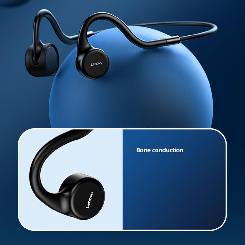 Lenovo X5 Bone Earphones conduction Headphone Sport Running Swimming IPX7 Waterproof Bluetooth Headset Wireless Earphone With Mic318S, Black
Lenovo X5 Bone Earphones conduction Headphone Sport Running Swimming IPX7 Waterproof Bluetooth Headset Wireless Earphone With Mic318S, Black