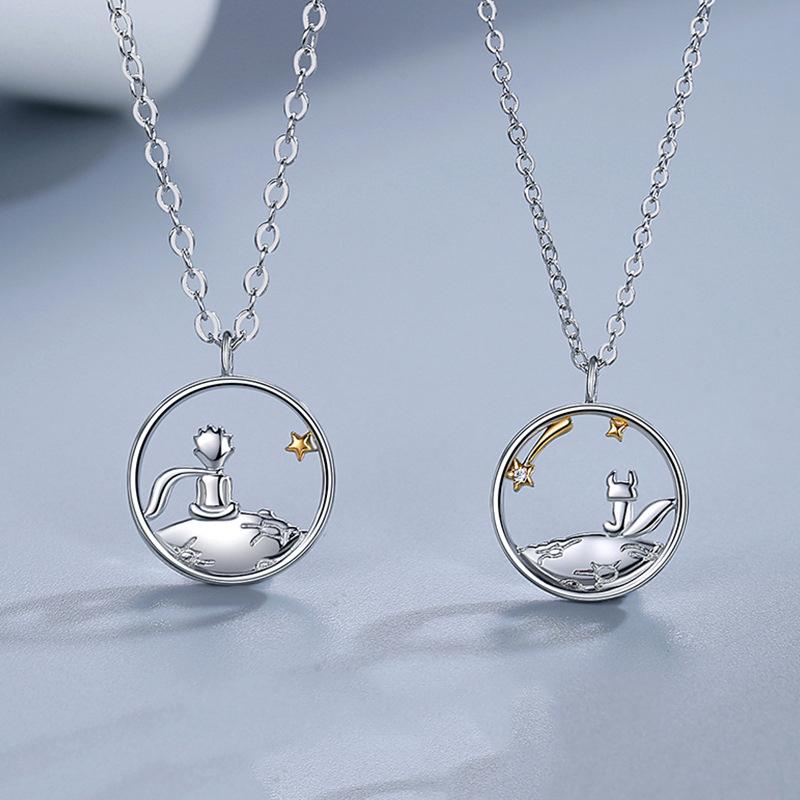 Chains 2pcs Couple Necklace Unique The Little Prince And Paried For Women Men Gifts Lovers Friendship WholesaleChains ChainsChains
Chains 2pcs Couple Necklace Unique The Little Prince And Paried For Women Men Gifts Lovers Friendship WholesaleChains ChainsChains