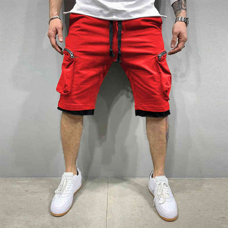 Red Men Cargo Shorts Summer Casual Work Half Knee With Pockets J220719, Black cargo shorts
Red Men Cargo Shorts Summer Casual Work Half Knee With Pockets J220719, Black cargo shorts