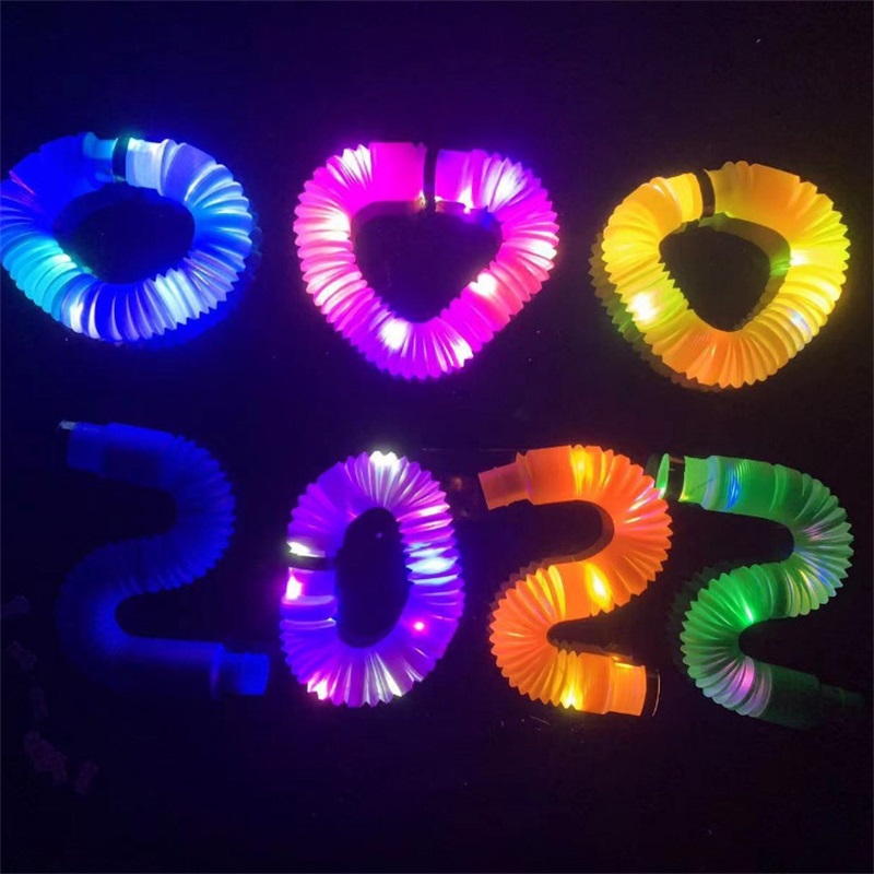 Keepsakes LED Light Water Pipe Plastic Pop Tube Toys Decompression Telescopic Tubes Luminescence Corrugated Pipes Toy 2 3zf H1
Keepsakes LED Light Water Pipe Plastic Pop Tube Toys Decompression Telescopic Tubes Luminescence Corrugated Pipes Toy 2 3zf H1