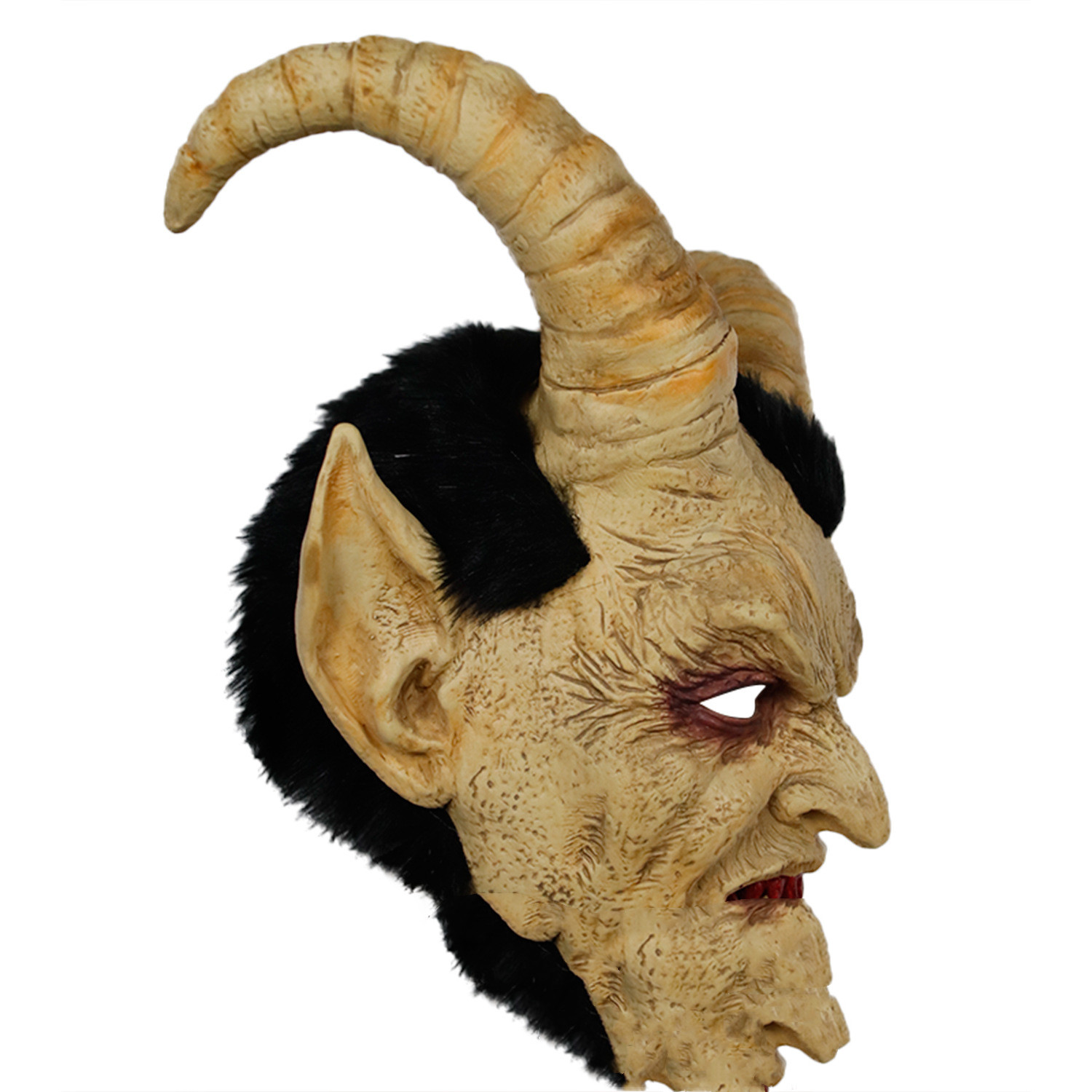 Human face Lucifer Party Masks headgear Halloween horror demon zombie film latex fallen angel Satan props
Human face Lucifer Party Masks headgear Halloween horror demon zombie film latex fallen angel Satan props
