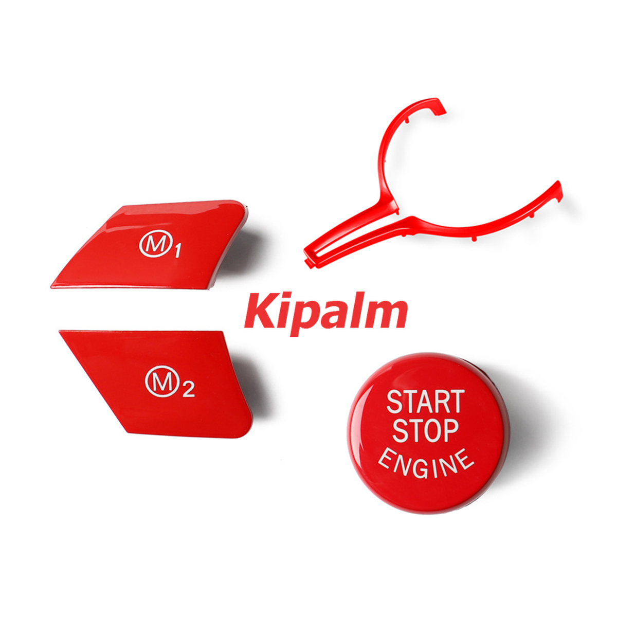 Replacement ABS Steering Wheel Trim Engine Start Stop Button for BMW M2 F87 F80 M3 F82 M4 F10 M5 F06 F12 F13 M6 F15 X5M F16 X6M, Red
Replacement ABS Steering Wheel Trim Engine Start Stop Button for BMW M2 F87 F80 M3 F82 M4 F10 M5 F06 F12 F13 M6 F15 X5M F16 X6M, Red