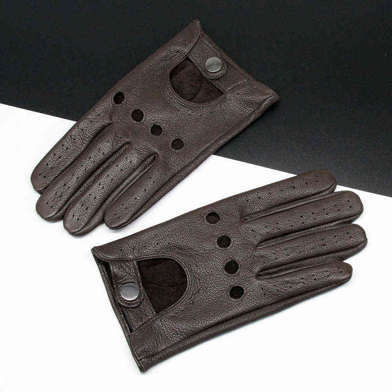 Free delive Motorcycle gloves leather sheepskin for men protective gloves for driving and riding vintage bikers T220815