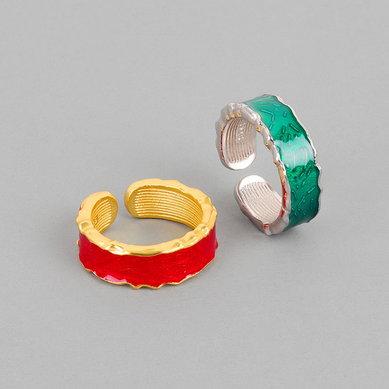 Niche design sense of temperament innovative micro-inlaid Epoxy Irregular Open Ring
Niche design sense of temperament innovative micro-inlaid Epoxy Irregular Open Ring