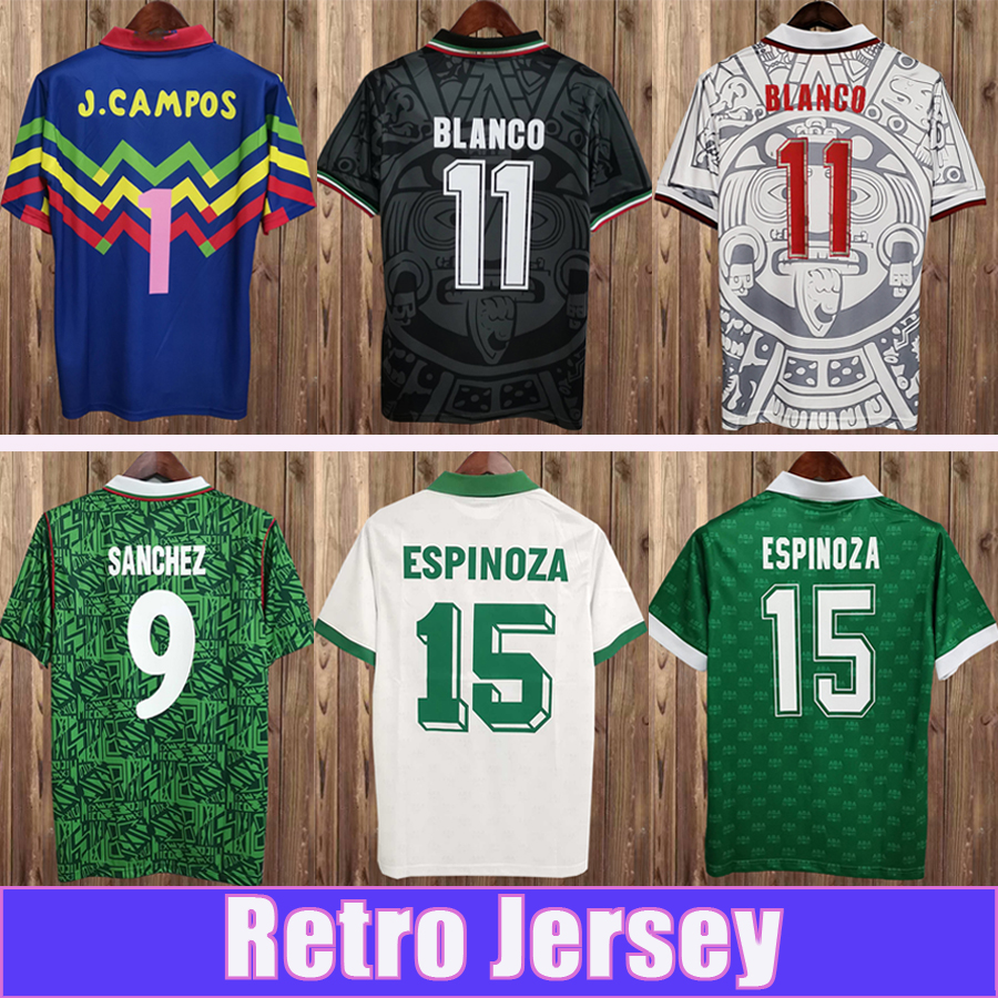 1994 Mexico National Team Mens Retro Soccer Jerseys H. SANCHEZ 1999 BLANCO HERNANDEZ Home Away Football Shirts Short Sleeve Uniforms, Fg2048 1998 away
1994 Mexico National Team Mens Retro Soccer Jerseys H. SANCHEZ 1999 BLANCO HERNANDEZ Home Away Football Shirts Short Sleeve Uniforms, Fg2048 1998 away