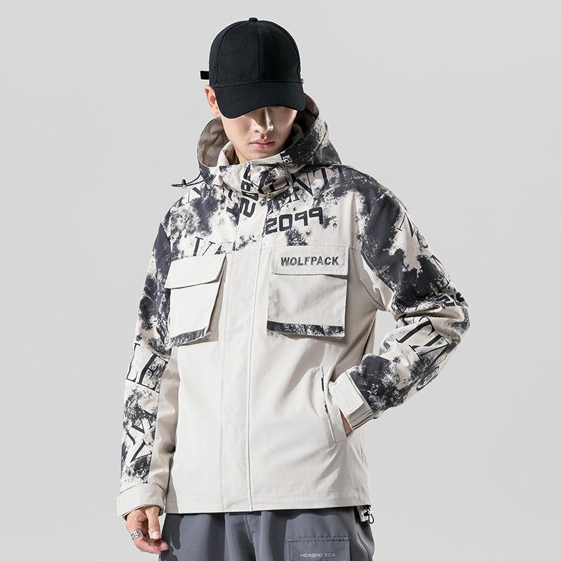 Men's Autumn Bomber Jackets, Streetwear Fashion Hooded Coats