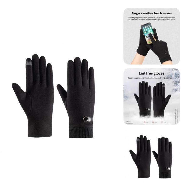 Five Fingers Gloves Elastic Cuff Useful Waterproof Internal Plush Warm Mittens Universal Snow Keep For Autumn
Five Fingers Gloves Elastic Cuff Useful Waterproof Internal Plush Warm Mittens Universal Snow Keep For Autumn