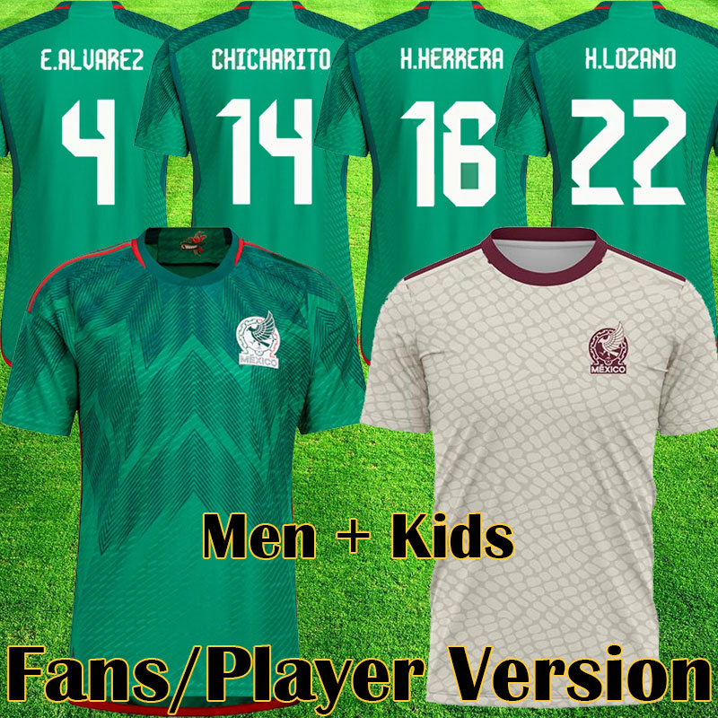 Mexico 2022 World Cup Soccer jersey Player Version Fans jerseys 2022 QATAR football shirt 22 23 CHICHARITO A. GUARDADO H. LOZANO HERRERA Men kit Kids quipment uniforms, Kids home
Mexico 2022 World Cup Soccer jersey Player Version Fans jerseys 2022 QATAR football shirt 22 23 CHICHARITO A. GUARDADO H. LOZANO HERRERA Men kit Kids quipment uniforms, Kids home