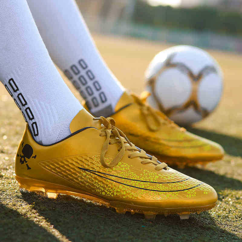 Soccer shoes Men Boy Kids Football Shoes Turf Hard Court Sneakers Trainers Design Laarzen Futsal Botas The Size 34 44 0904, Gold
Soccer shoes Men Boy Kids Football Shoes Turf Hard Court Sneakers Trainers Design Laarzen Futsal Botas The Size 34 44 0904, Gold