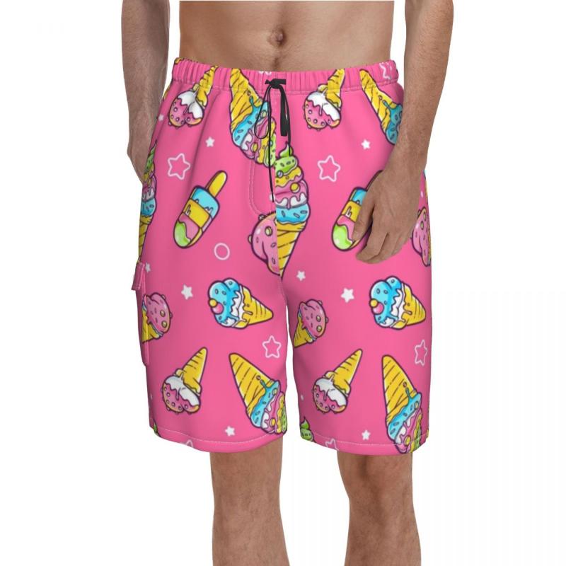 Men' Shorts Pink And Yellow Ice Board Kawaii Print Short Pants Man Elastic Waist Cute Swim Trunks Plus Size
Men' Shorts Pink And Yellow Ice Board Kawaii Print Short Pants Man Elastic Waist Cute Swim Trunks Plus Size