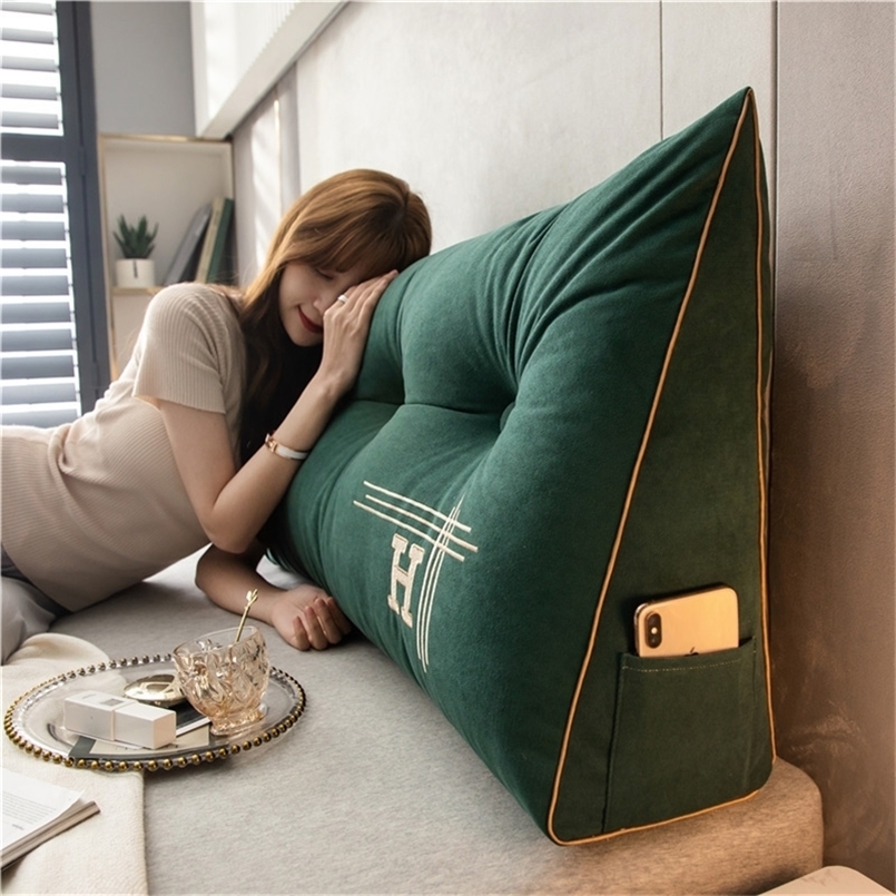 Sale Luxury Large Pillow Back Cushion Bedside Decor Long Elastic Backrest Cushions Tatami Single For Double Sleeping Home 220402, 08
Sale Luxury Large Pillow Back Cushion Bedside Decor Long Elastic Backrest Cushions Tatami Single For Double Sleeping Home 220402, 08