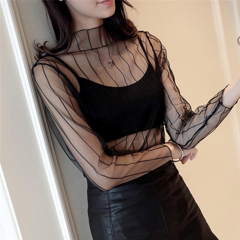 Women's Blouses & Shirts Transparent See Through Shirt Women Sexy Harajuku Mesh Tops Net Undershirt Star Base Top Camisas Femininas Clubwear, Style 1
Women's Blouses & Shirts Transparent See Through Shirt Women Sexy Harajuku Mesh Tops Net Undershirt Star Base Top Camisas Femininas Clubwear, Style 1