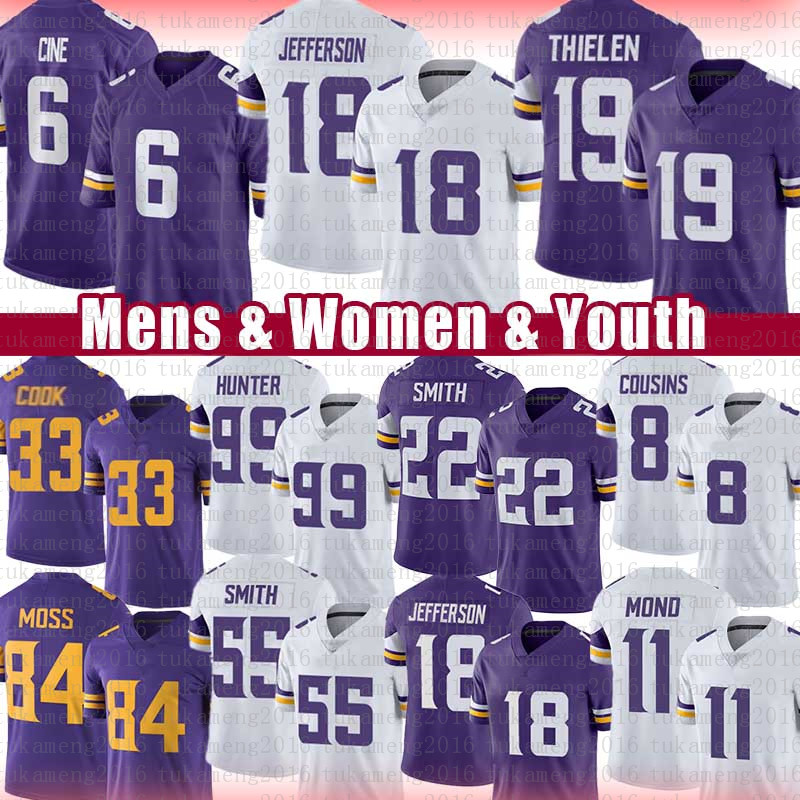18 Justin Jefferson Football Jersey Dalvin Cook Adam Thielen Lewis Cine Kirk Cousins Danielle Hunter Kellen Mond Za'Darius Harrison Smith Randy Moss C.J. Ham Kendricks, Mens jersey(wjr)
18 Justin Jefferson Football Jersey Dalvin Cook Adam Thielen Lewis Cine Kirk Cousins Danielle Hunter Kellen Mond Za'Darius Harrison Smith Randy Moss C.J. Ham Kendricks, Mens jersey(wjr)