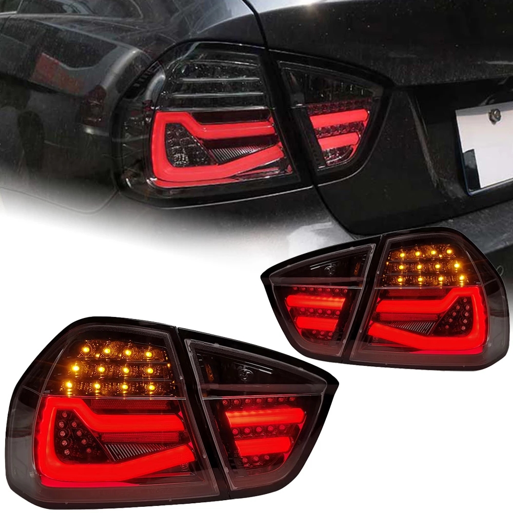 Auto Rear Lights for BMW E90 LED Tail Light 2005-2012 318i 320i 323i 325i 330i DRL Taillight Replacement Reversing Brake Light