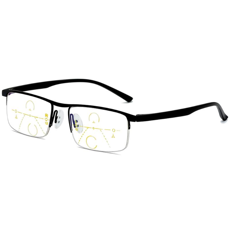 Sunglasses Half-rim Ultralight Tr90 Leg Far And Near Progressive Multifocal Anti-blue Light Reading Glasses 0.75 1.25 1.5 2 1.75 TO 4Sunglas
Sunglasses Half-rim Ultralight Tr90 Leg Far And Near Progressive Multifocal Anti-blue Light Reading Glasses 0.75 1.25 1.5 2 1.75 TO 4Sunglas